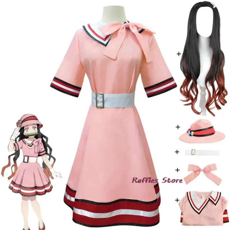 Anime Kamado Nezuko Cosplay Costume Daily Casual Wear Halloween Carnival Party Pink Dress Suit Wig
Anime Kamado Nezuko Cosplay Costume Daily Casual Wear Halloween Carnival Party Pink Dress Suit Wig