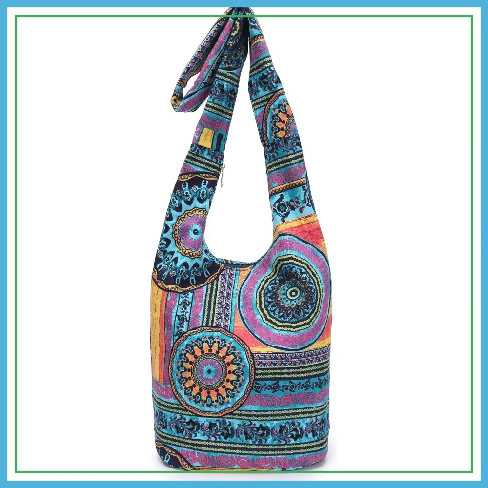 Women Shoulder Handbags Canvas Hippie Crossbody Bags Bohemian Animal Prints Hobo Bags
Women Shoulder Handbags Canvas Hippie Crossbody Bags Bohemian Animal Prints Hobo Bags