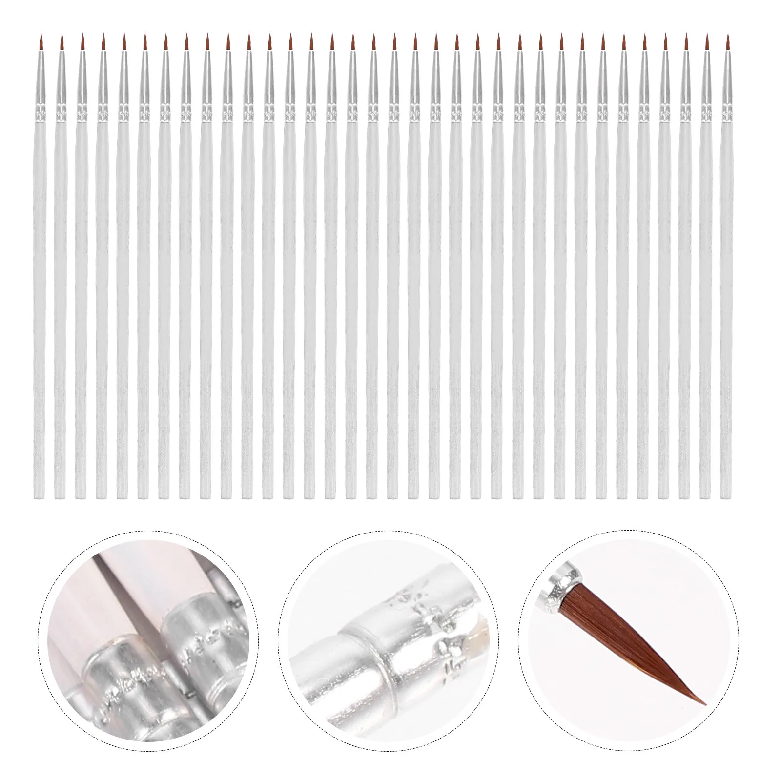 100Pcs Professional Detail Painting Brushes Nylon Hair Oil Acrylic Watercolor Nail Art Brushes for Artists Beginners Gift
100Pcs Professional Detail Painting Brushes Nylon Hair Oil Acrylic Watercolor Nail Art Brushes for Artists Beginners Gift