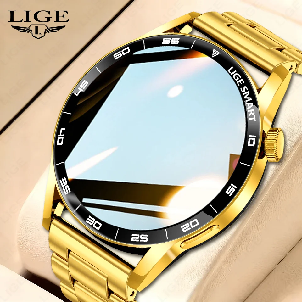 LIGE Voice Calling Smart Watch Men Women 1.38" HD Screen 24H Health Monitor 100+ Sports Modes Fitness Man Smartwatch For Android
LIGE Voice Calling Smart Watch Men Women 1.38" HD Screen 24H Health Monitor 100+ Sports Modes Fitness Man Smartwatch For Android