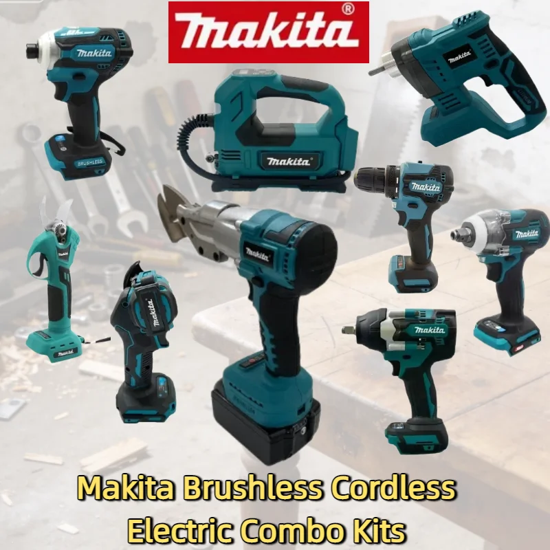 Набор инструментов Makita: бесщеточная шлифовальная машина, пистолет для герметика, цепная пила, компрессор, силиконовый пистолет, отрезной станок (для аккумуляторов Makita 18V/20V)
Набор инструментов Makita: бесщеточная шлифовальная машина, пистолет для герметика, цепная пила, компрессор, силиконовый пистолет, отрезной станок (для аккумуляторов Makita 18V/20V)