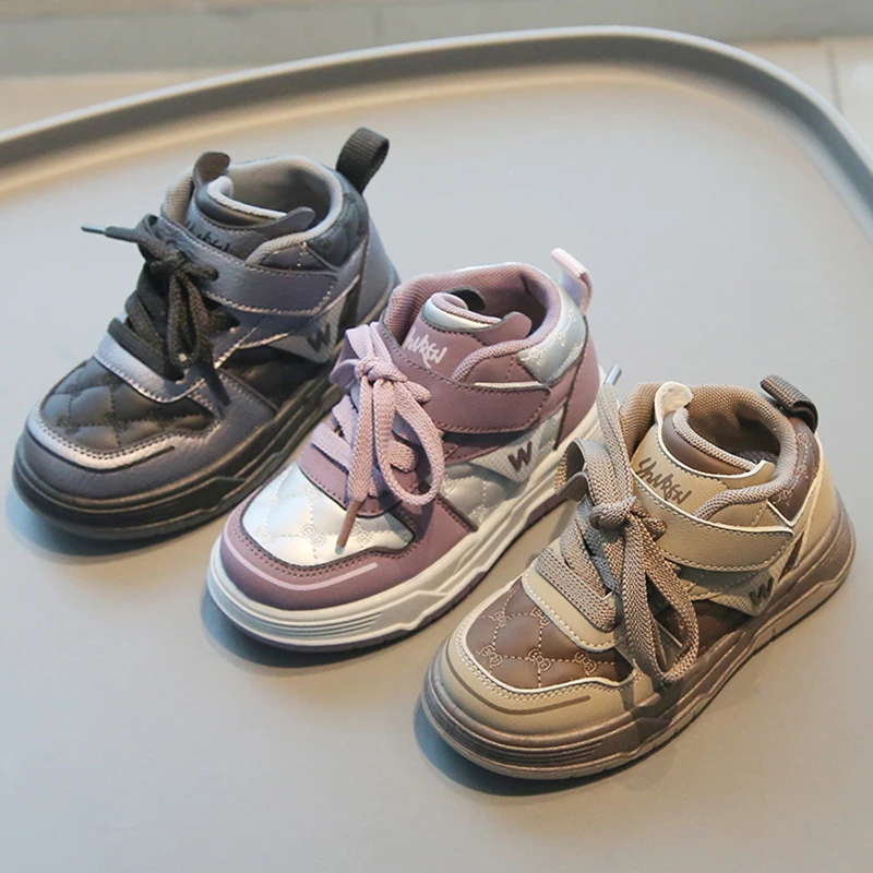 PU Leather Sport Shoes For Children 2025 Trend Fashion Autumn Sneakers For Kids Anti-slippery Boy's Girl's Running Shoes
PU Leather Sport Shoes For Children 2025 Trend Fashion Autumn Sneakers For Kids Anti-slippery Boy's Girl's Running Shoes