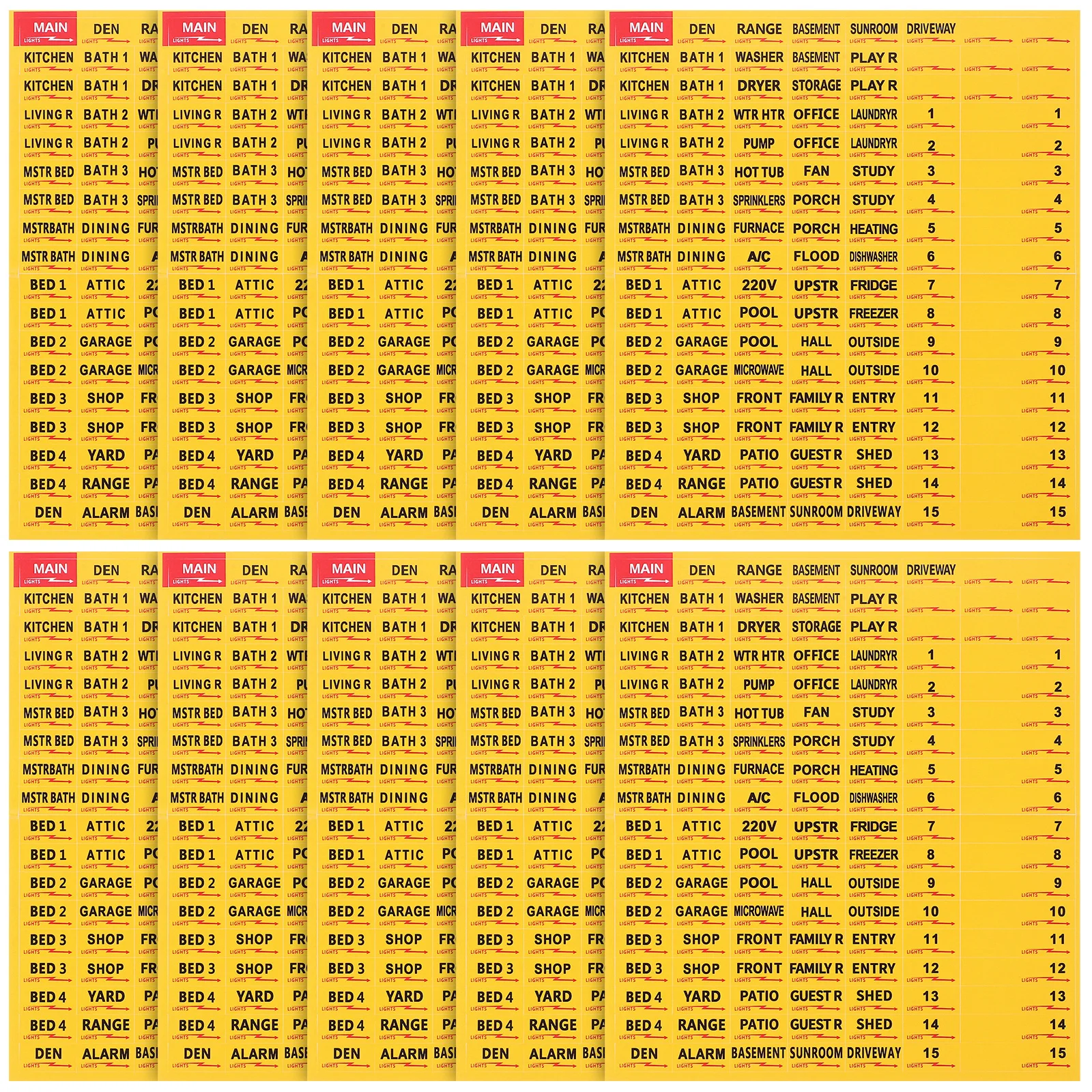 10SheetsCircuitBreakerLabelsColorfulElectricalPanelStickersHomeIdentificationOrganizedBoxSelfAdhesiveElectric Supplies
10SheetsCircuitBreakerLabelsColorfulElectricalPanelStickersHomeIdentificationOrganizedBoxSelfAdhesiveElectric Supplies