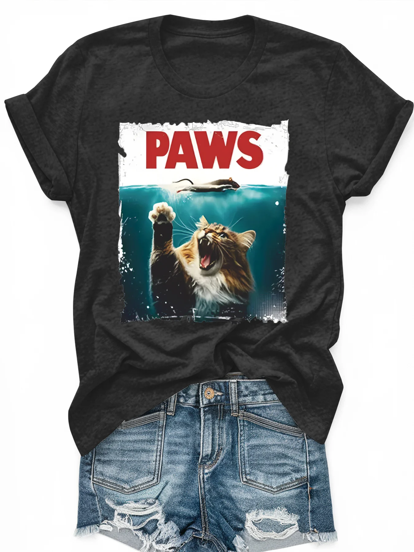 Women's large-size printed short-sleeved T-shirt, loose and casual, soft, comfortable and breathable, outdoor sports
Women's large-size printed short-sleeved T-shirt, loose and casual, soft, comfortable and breathable, outdoor sports