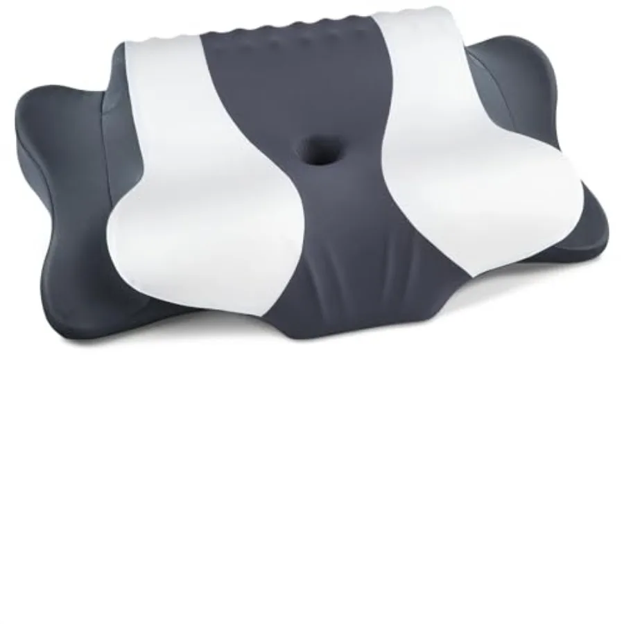 Cervical Neck Pillow for Pain ReliefCervical Pillow with Memory Foam Ergonomic Pillows with Dual Heights for Back Stomach and S
Cervical Neck Pillow for Pain ReliefCervical Pillow with Memory Foam Ergonomic Pillows with Dual Heights for Back Stomach and S