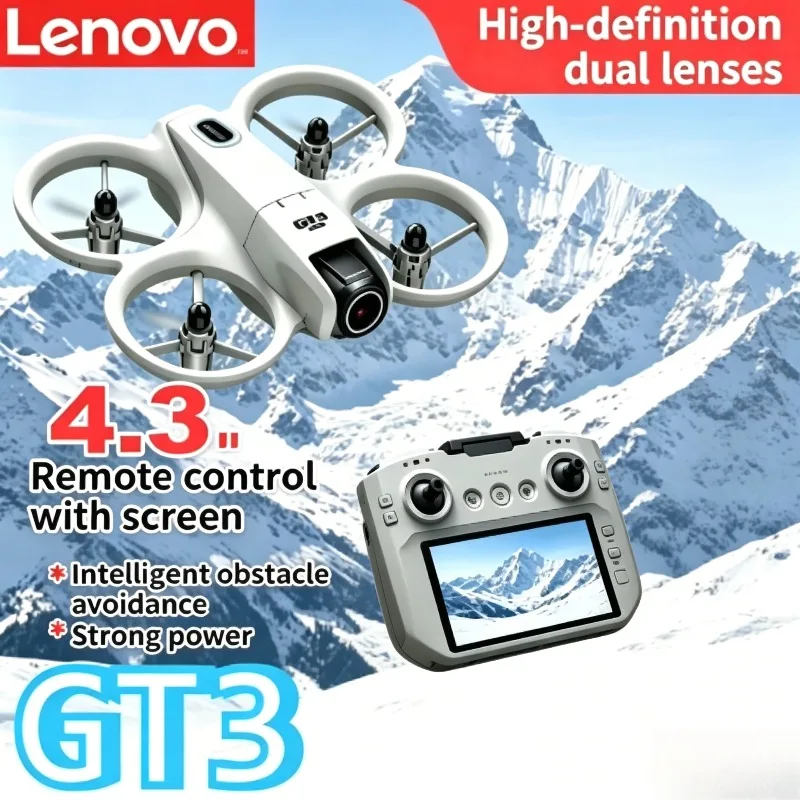 Large Screen Optical Flow Positioning Brushless Intelligent Obstacle Avoidance, Lenovo GT3 Drone 4.3" Screen Aerial Photography.
Large Screen Optical Flow Positioning Brushless Intelligent Obstacle Avoidance, Lenovo GT3 Drone 4.3" Screen Aerial Photography.