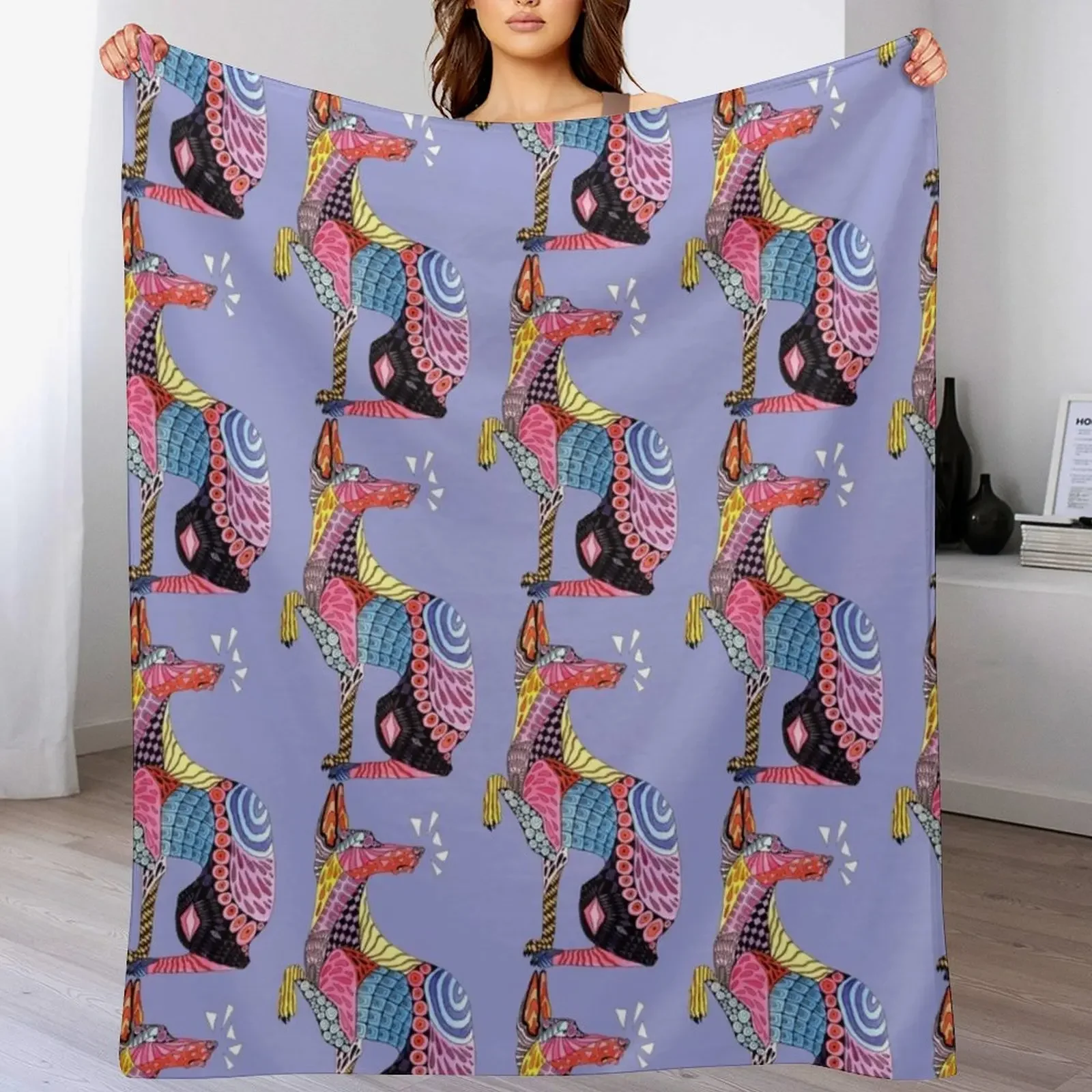 Alebrije Doberman Throw Blanket halloween funny gift wednesday Loose Blankets
Alebrije Doberman Throw Blanket halloween funny gift wednesday Loose Blankets