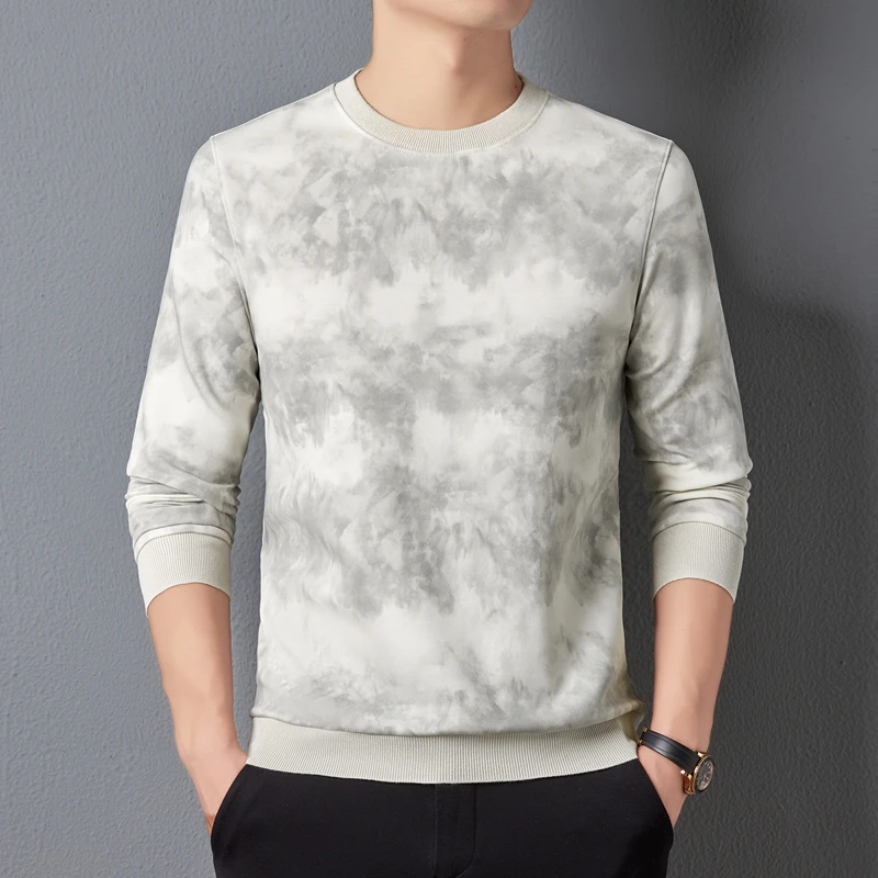 Стильная мужская повседневная толстовка с круглым вырезом и длинными рукавами тай-дай на осень/зиму, овсяные белые, зеленые, фиолетовые, черные хлопковые топы OOTD
Стильная мужская повседневная толстовка с круглым вырезом и длинными рукавами тай-дай на осень/зиму, овсяные белые, зеленые, фиолетовые, черные хлопковые топы OOTD