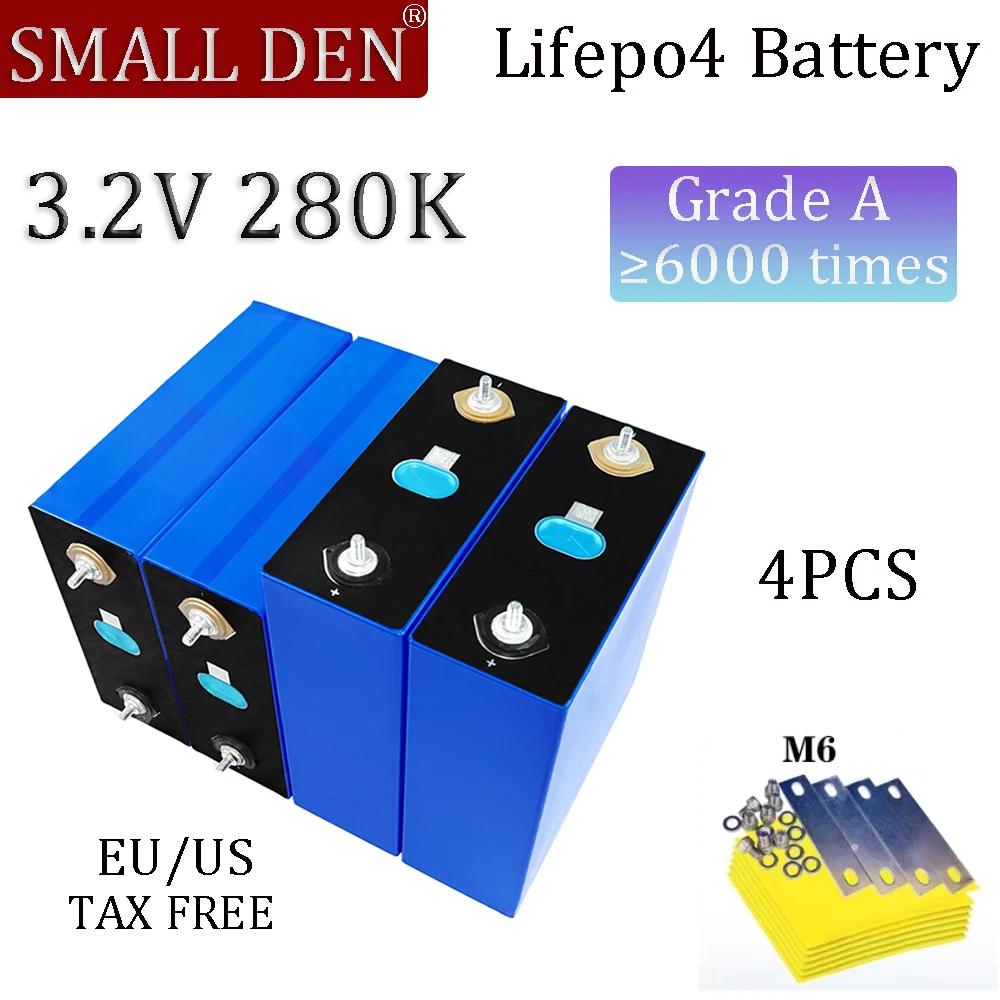 НОВЫЙ 3,2 В 280 К 280 Ач LiFePO4 аккумуляторная батарея класса A DIY 12 В 24 В электромобиль лодка автофургон вилочный погрузчик инвертор накопитель солнечной энергии
НОВЫЙ 3,2 В 280 К 280 Ач LiFePO4 аккумуляторная батарея класса A DIY 12 В 24 В электромобиль лодка автофургон вилочный погрузчик инвертор накопитель солнечной энергии