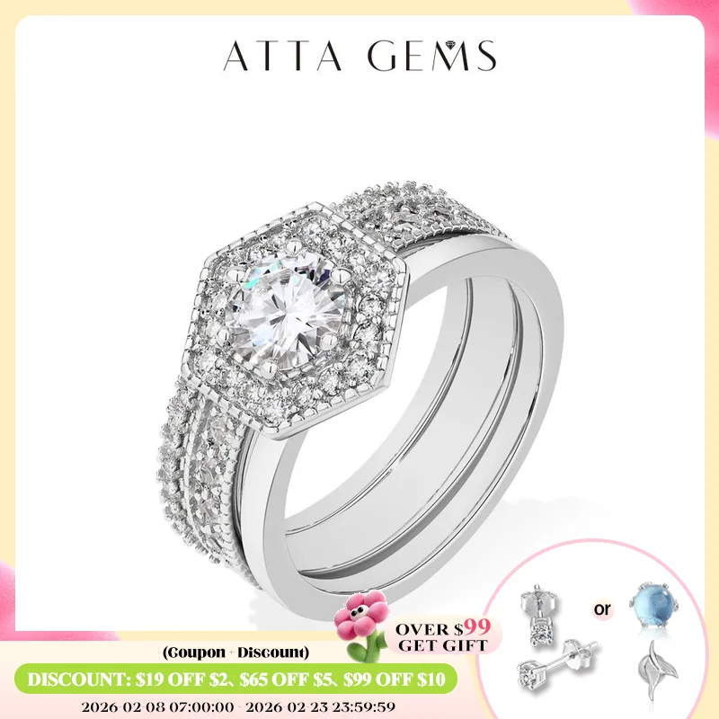 ATTAGEMS оригинальный круглый огранка 6 мм муассанит комплект колец из 3 предметов стерлингового серебра 925 пробы роскошное обручальное свадебное женское кольцо ювелирные изделия
ATTAGEMS оригинальный круглый огранка 6 мм муассанит комплект колец из 3 предметов стерлингового серебра 925 пробы роскошное обручальное свадебное женское кольцо ювелирные изделия