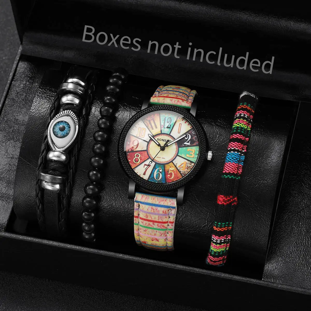 4PCS Vintage Women Watches Casual Leather Strap Quartz Watch for Women Bracelets Set Reloj Mujer(Without Box)
4PCS Vintage Women Watches Casual Leather Strap Quartz Watch for Women Bracelets Set Reloj Mujer(Without Box)
