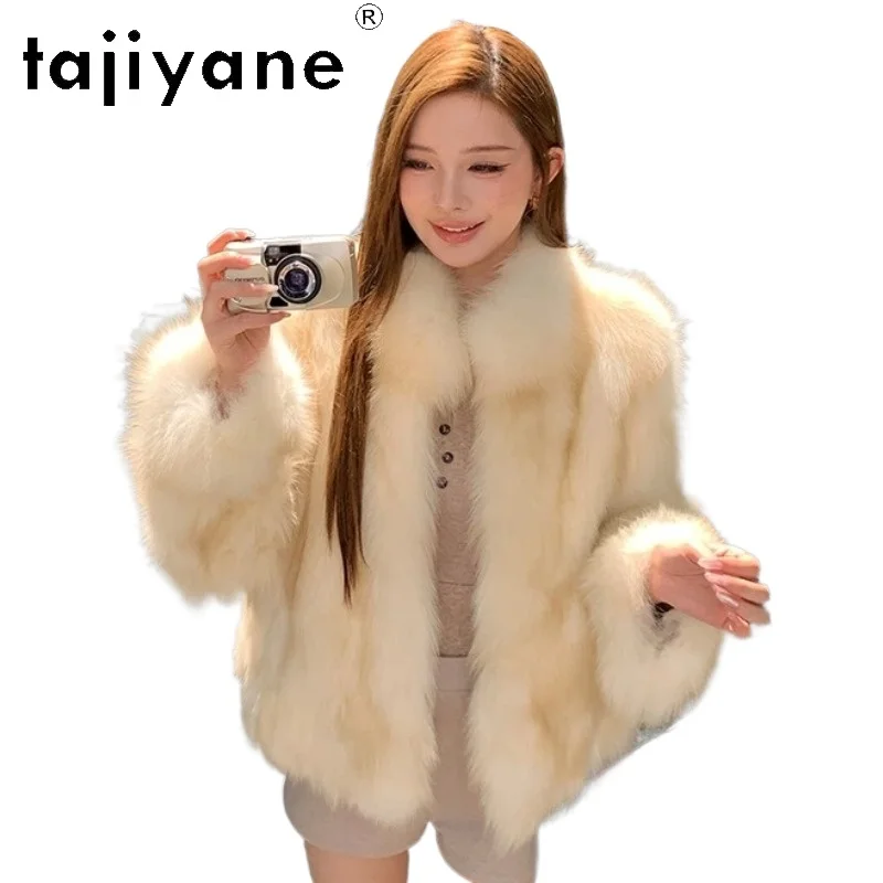 TAJIYANE Imported Natural Fox Fur Coat Women Real Fur Jacket Winter Coat Women Furry Tops Warm Jackets Stand Collar Дубленка
TAJIYANE Imported Natural Fox Fur Coat Women Real Fur Jacket Winter Coat Women Furry Tops Warm Jackets Stand Collar Дубленка
