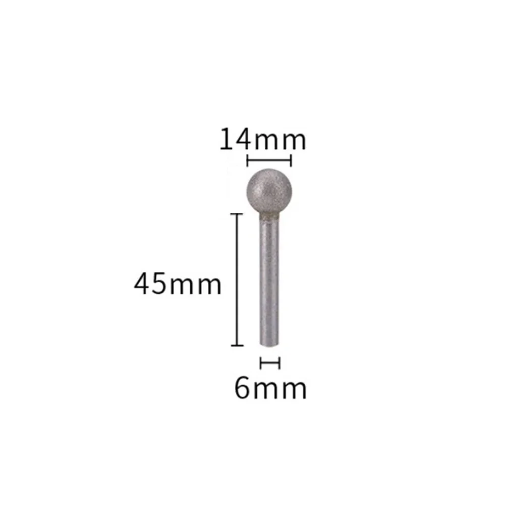 Hight Qualit Practical Useful Grinding Needle Head Spherical Diamond Round Shank Silver Tool Accessories Bits Metal
Hight Qualit Practical Useful Grinding Needle Head Spherical Diamond Round Shank Silver Tool Accessories Bits Metal