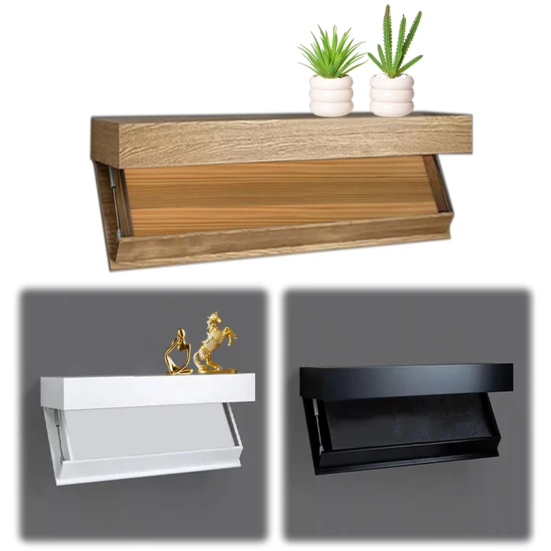 HMA9-Magicflap Designer Shelf With Secret Compartment Concealed Floating Shelf Wall-Mounted Storage Solution Hidden Furniture
HMA9-Magicflap Designer Shelf With Secret Compartment Concealed Floating Shelf Wall-Mounted Storage Solution Hidden Furniture