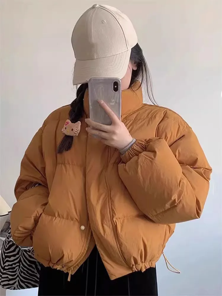 Модная короткая пуховая куртка из хлопка для женщин, новая зимняя модель, очень стильная, в корейском стиле, свободного кроя, утепленная, на молнии
Модная короткая пуховая куртка из хлопка для женщин, новая зимняя модель, очень стильная, в корейском стиле, свободного кроя, утепленная, на молнии