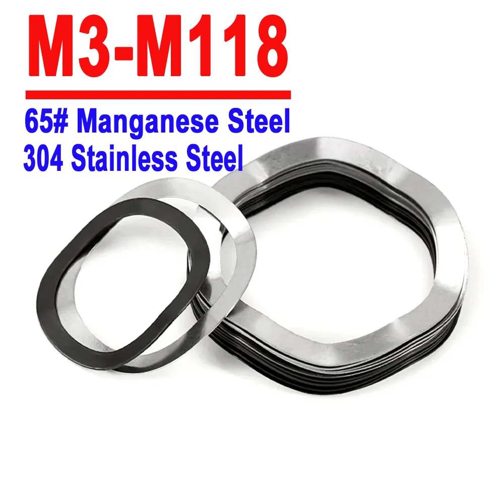 65# Manganese Steel M3 M4 M5 M6 M8 M10 M12 M14 M16 M19 M21 M24 M27-M118 Wave Washer 3/5/6/7 Wave Crest Type Gasket Spring Washer
65# Manganese Steel M3 M4 M5 M6 M8 M10 M12 M14 M16 M19 M21 M24 M27-M118 Wave Washer 3/5/6/7 Wave Crest Type Gasket Spring Washer