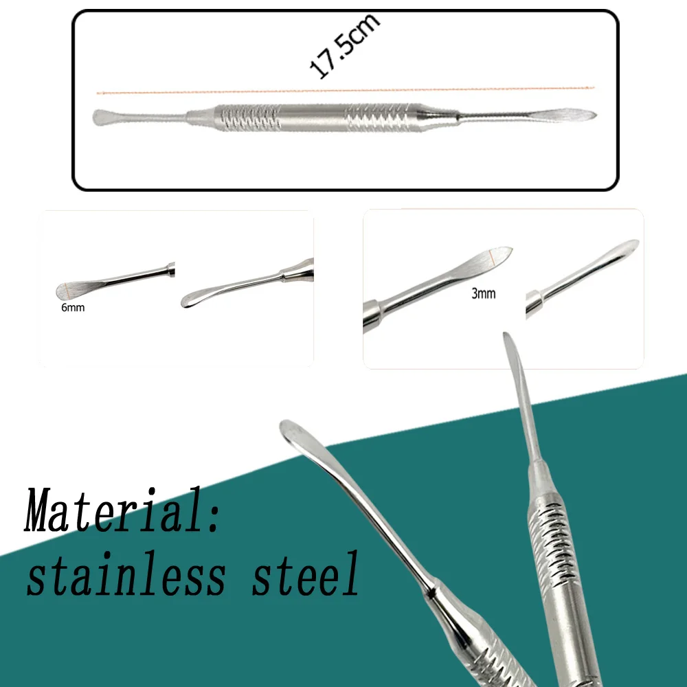 Double End Dental Implant Periosteal Elevator Tool for Retracting Separating Autoclavable Surgical Use Dentist Instruments
Double End Dental Implant Periosteal Elevator Tool for Retracting Separating Autoclavable Surgical Use Dentist Instruments