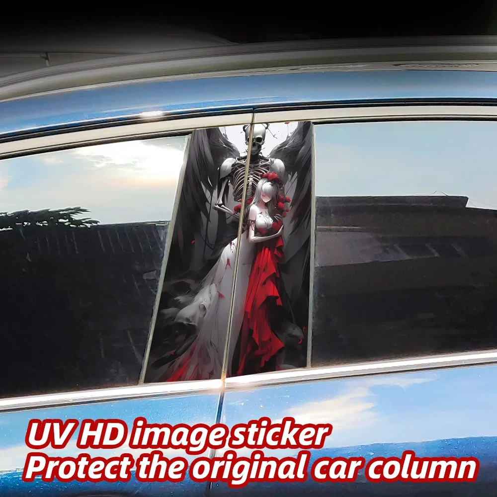 Skeleton Skull Couple Car Sticker Waterproof Auto B Pillar Decor Cover Scratches Car Door Pillar Sunscreen Vinyl Decal Accessory
Skeleton Skull Couple Car Sticker Waterproof Auto B Pillar Decor Cover Scratches Car Door Pillar Sunscreen Vinyl Decal Accessory