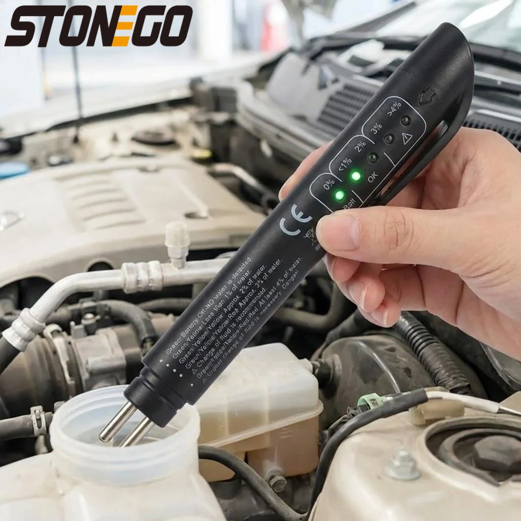 Автомобильный цифровой тестер тормозной жидкости STONEGO, универсальный диагностический инструмент для проверки качества масла в автомобиле
Автомобильный цифровой тестер тормозной жидкости STONEGO, универсальный диагностический инструмент для проверки качества масла в автомобиле