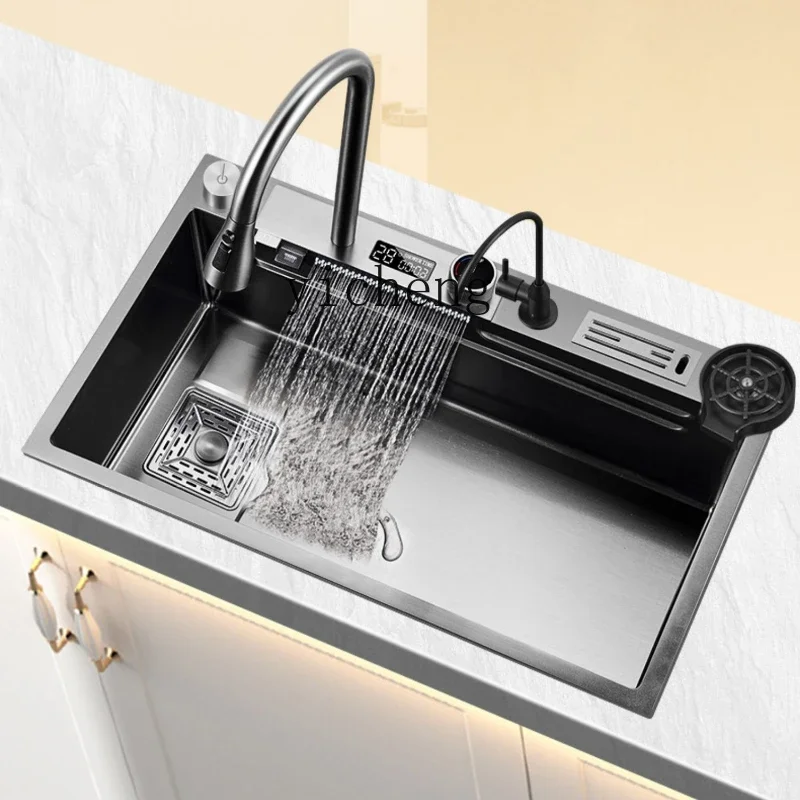 BB Kitchen Honeycomb Embossed Flying Rain Waterfall Sink Nano Large Single Sink Household Washing Vegetables Basin Sink
BB Kitchen Honeycomb Embossed Flying Rain Waterfall Sink Nano Large Single Sink Household Washing Vegetables Basin Sink