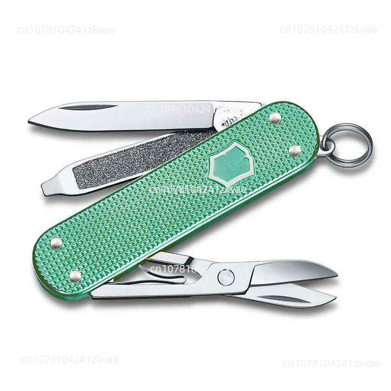 Military knife 58mm aluminum surface model 0.6221.26 multifunctional mini folding knife aluminum handle knife
Military knife 58mm aluminum surface model 0.6221.26 multifunctional mini folding knife aluminum handle knife