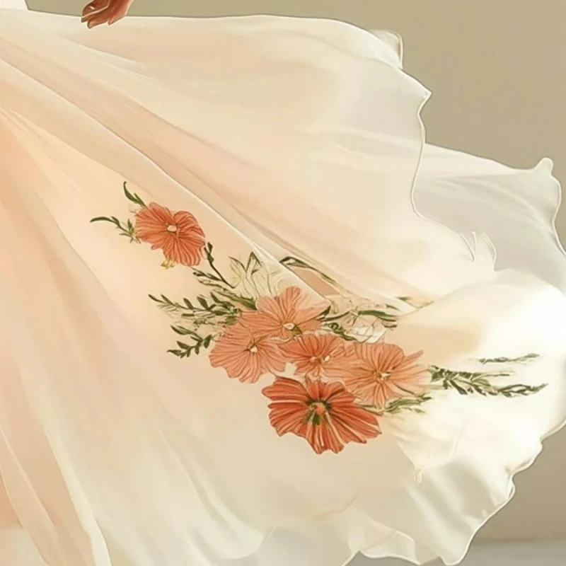 European and American Style Elegant Temperament V-neck Printed Waist-cinching Long-sleeved Dress New Spring Autumn Fashionable
European and American Style Elegant Temperament V-neck Printed Waist-cinching Long-sleeved Dress New Spring Autumn Fashionable