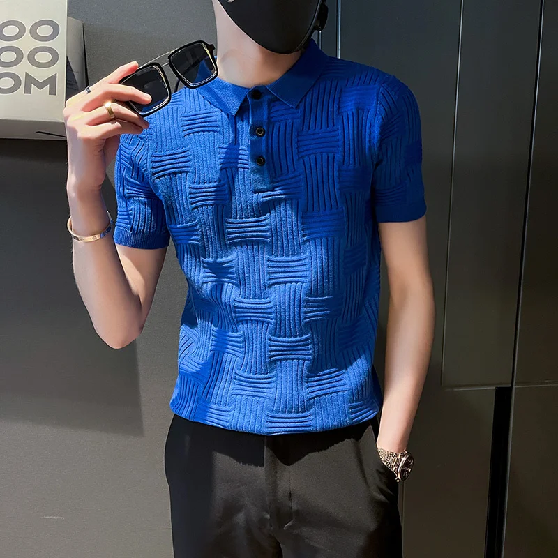 2023 British Style Summer Leisure for Men Short Sleeves Polo Shirts/Male Slim Fit Fashion Plaid Business Shirts
2023 British Style Summer Leisure for Men Short Sleeves Polo Shirts/Male Slim Fit Fashion Plaid Business Shirts