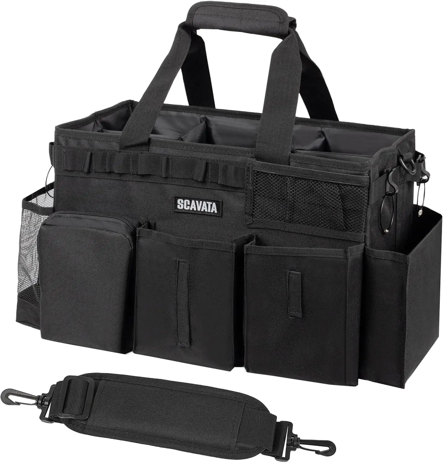 Wearable Cleaning Caddy Bag, Supplies Organizer with Handle & Shoulder Straps for Housekeepers, Under Sink & Car Cleaning Tool O
Wearable Cleaning Caddy Bag, Supplies Organizer with Handle & Shoulder Straps for Housekeepers, Under Sink & Car Cleaning Tool O