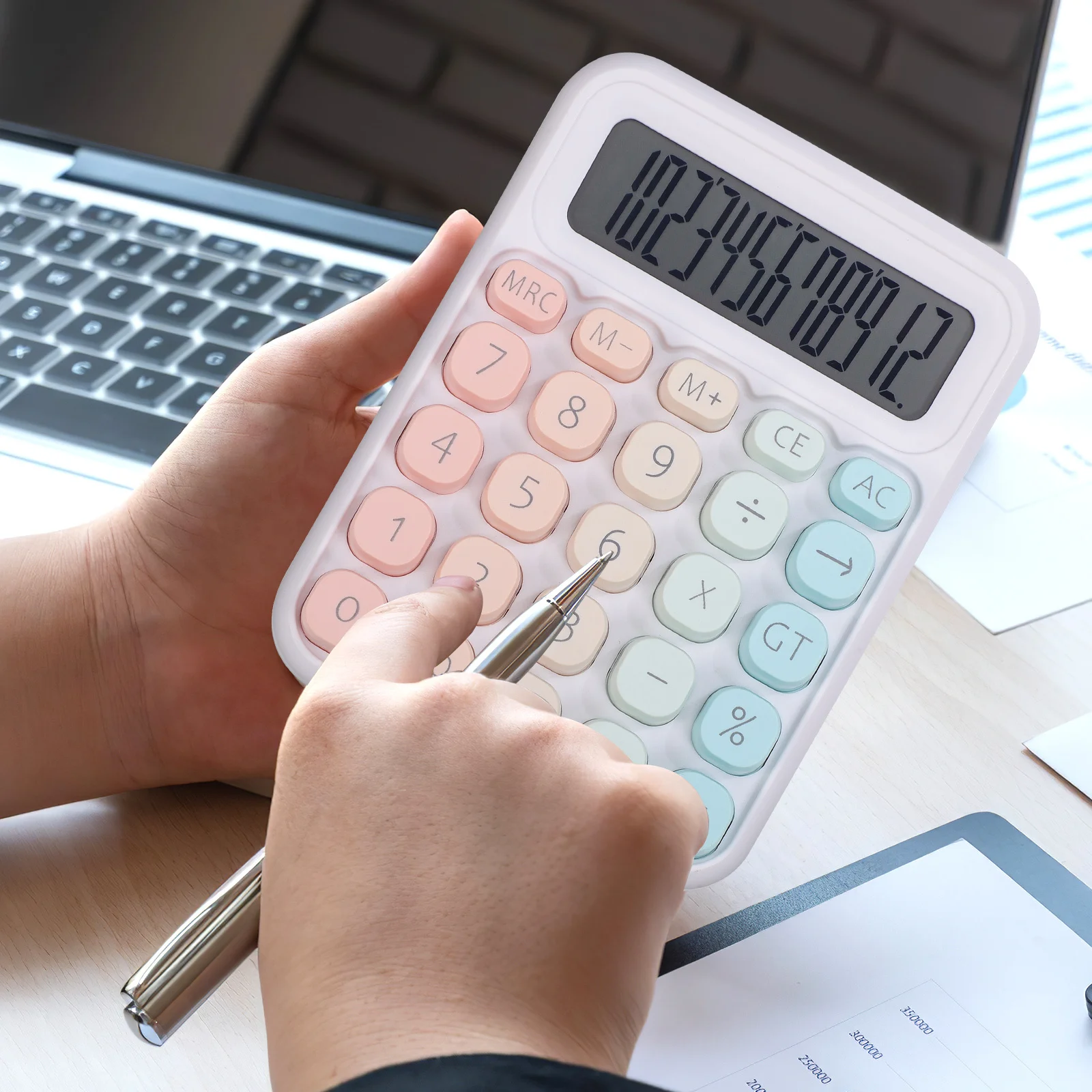 Cute Colorful Mechanical Basic Function Pocket Calculator For School Office Aesthetic Desktop Simple Scientific Lightweight
Cute Colorful Mechanical Basic Function Pocket Calculator For School Office Aesthetic Desktop Simple Scientific Lightweight