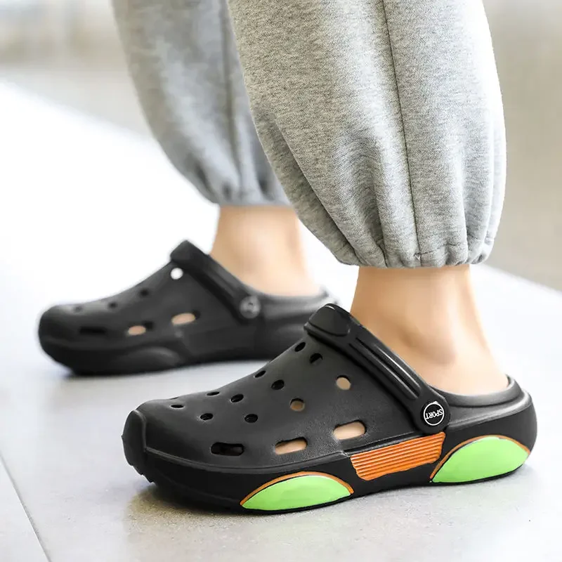 Slides Beach Hole Platform Male Slipper Comfortable Eva Low Price Rubber Designer Luxury 2025 Style Fashion Original Men's Shoe
Slides Beach Hole Platform Male Slipper Comfortable Eva Low Price Rubber Designer Luxury 2025 Style Fashion Original Men's Shoe