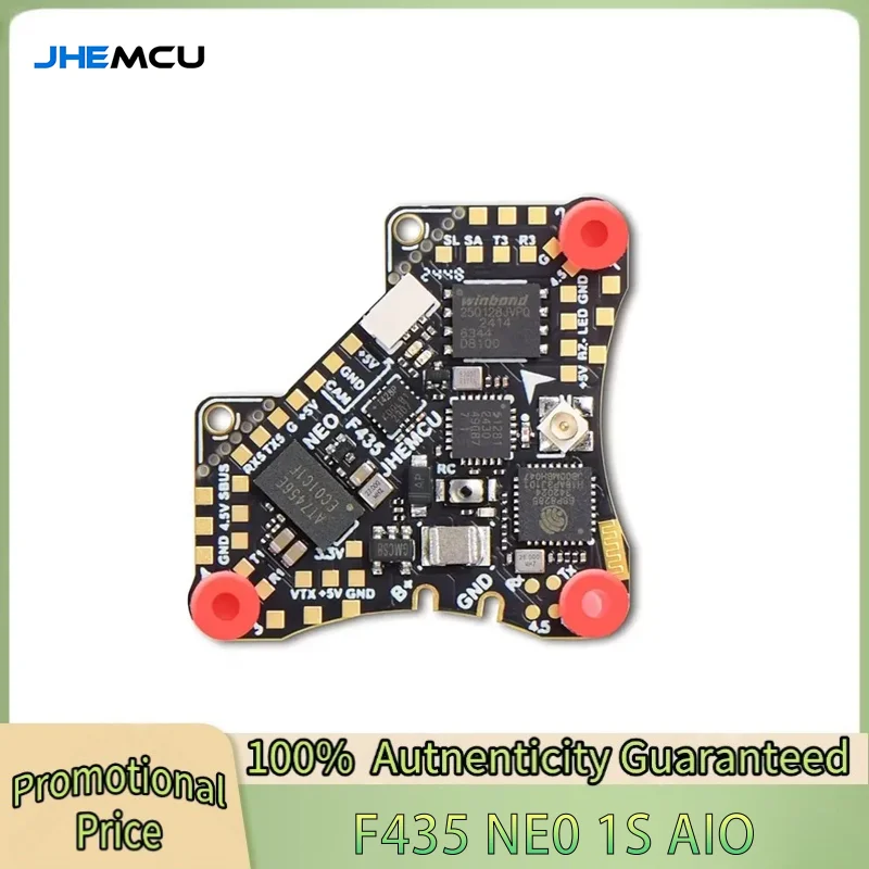 Полетный контроллер JHEMCU F435 NEO 1S AIO ICM42688P с черным ящиком памяти 16 МБ и интегрированным 4-в-1 ESC 5A Dshot300, внешняя плата TYPE-C для FPV дронов на радиоуправлении
Полетный контроллер JHEMCU F435 NEO 1S AIO ICM42688P с черным ящиком памяти 16 МБ и интегрированным 4-в-1 ESC 5A Dshot300, внешняя плата TYPE-C для FPV дронов на радиоуправлении