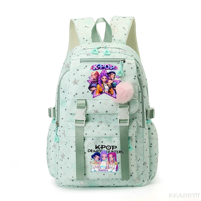 KPop Demon Hunters Waterproof Large Capacity Backpack for Women Girls Daypack Lightweight Schoolbag Casual Travel Knapsack
KPop Demon Hunters Waterproof Large Capacity Backpack for Women Girls Daypack Lightweight Schoolbag Casual Travel Knapsack
