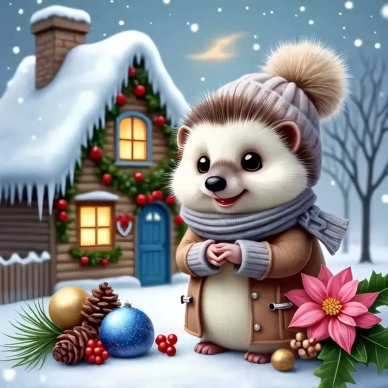 CHENISTORY Diamond Painting hedgehog Full Square 5D DIY Animal Diamond Embroidery Mosaic Winter Gift Rhinestone Pictures Home De
CHENISTORY Diamond Painting hedgehog Full Square 5D DIY Animal Diamond Embroidery Mosaic Winter Gift Rhinestone Pictures Home De