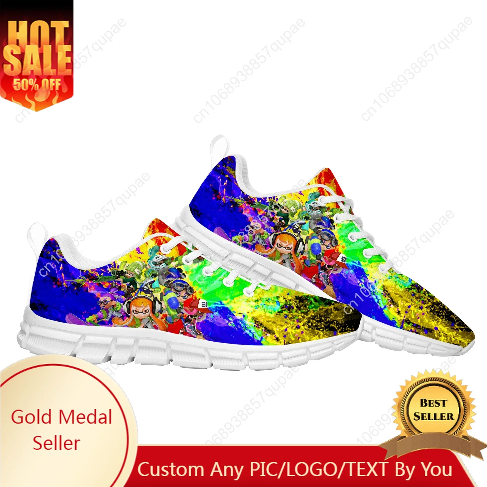 Splatoons Game Sports Shoes Mens Womens Teenager High Quality Sneakers Casual Custom Quality Couple Shoes
Splatoons Game Sports Shoes Mens Womens Teenager High Quality Sneakers Casual Custom Quality Couple Shoes