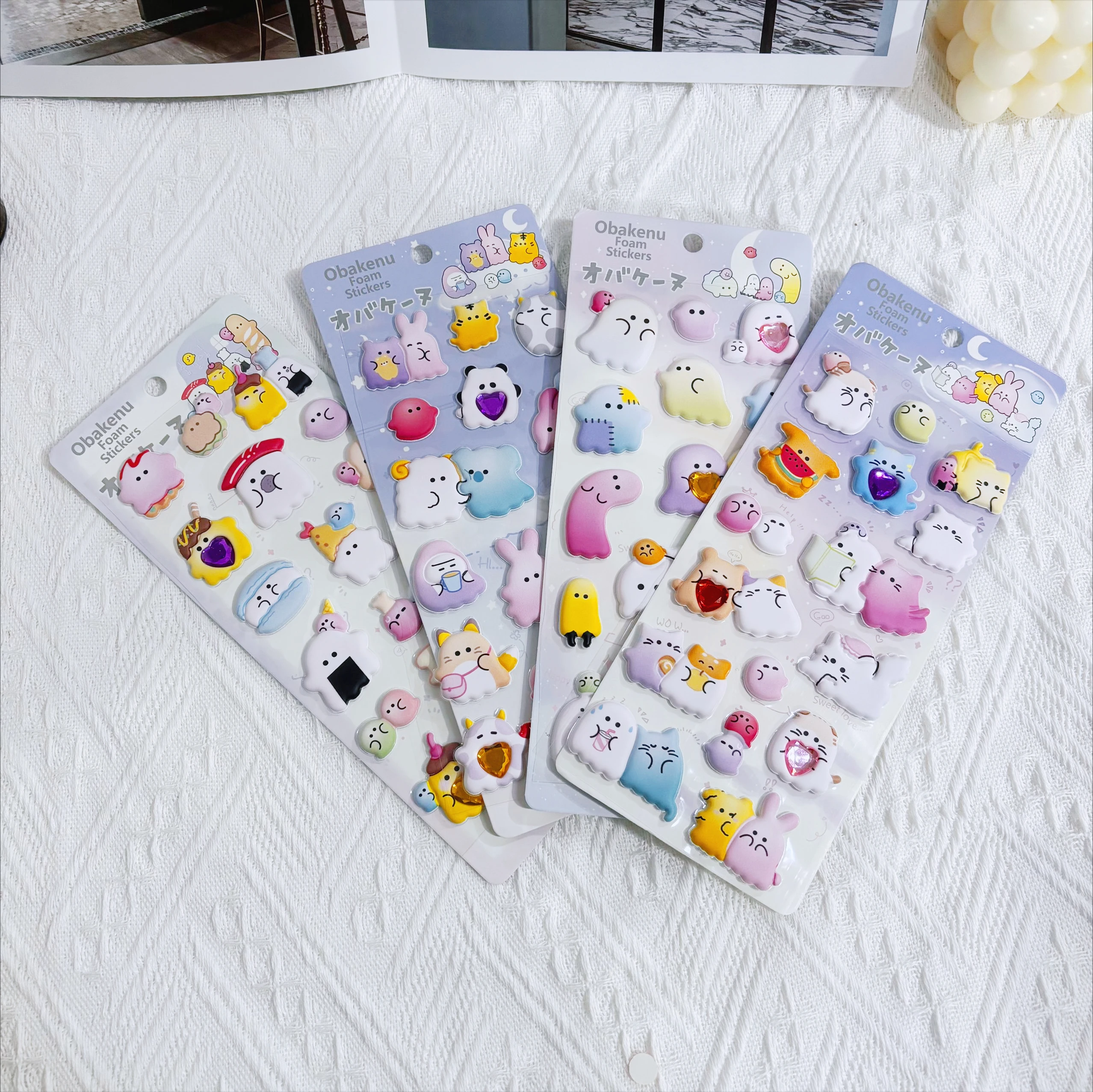4PCS Plushy 3D Bubble EVA Stickers with Diamonds Ghost Animal Design Reusable Decals for Backpacks BulingBulingStickers Store
4PCS Plushy 3D Bubble EVA Stickers with Diamonds Ghost Animal Design Reusable Decals for Backpacks BulingBulingStickers Store