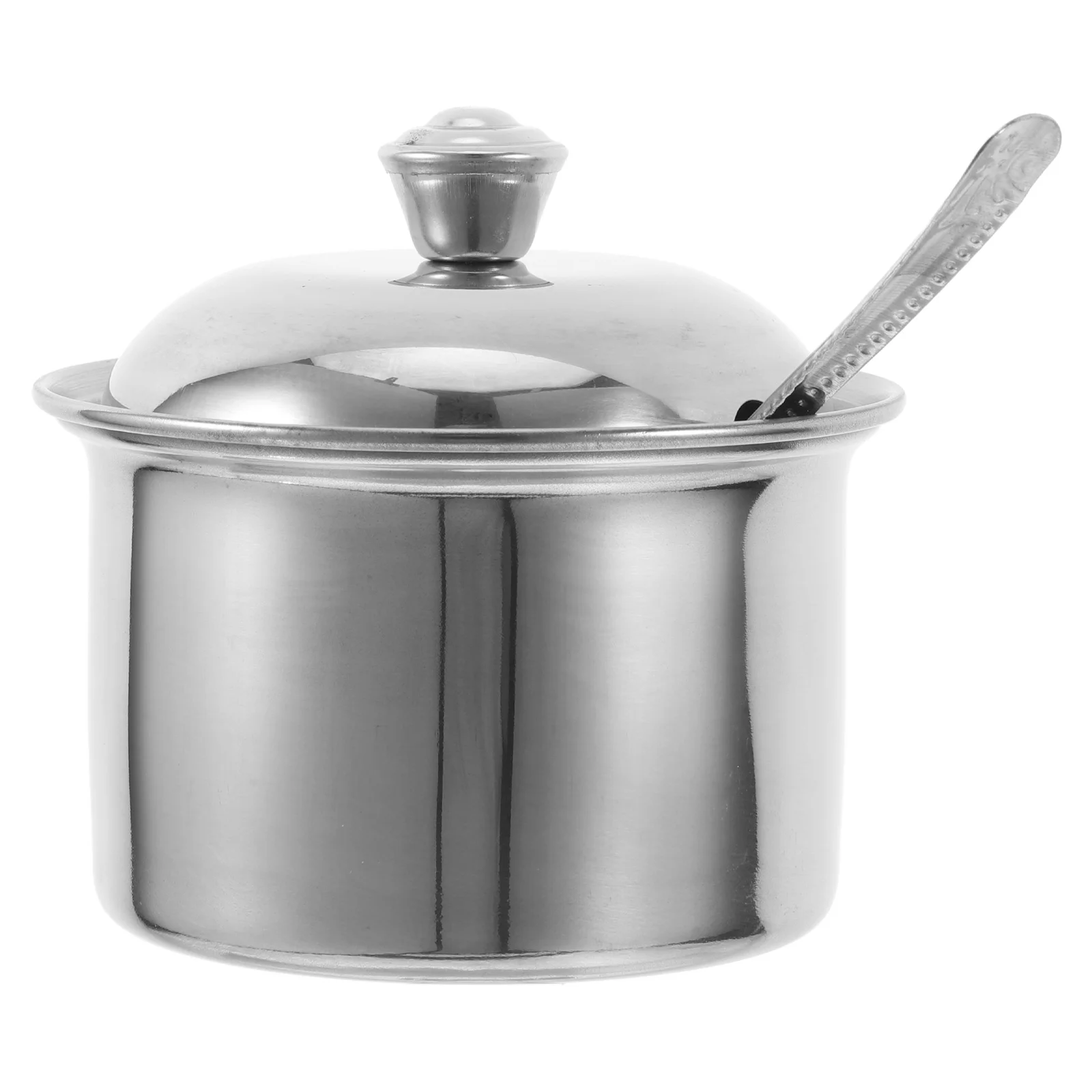 Condiment Canisters Pots Spice Jar Spoons Stainless Steel Jars Airtight Sugar Cube Holder
Condiment Canisters Pots Spice Jar Spoons Stainless Steel Jars Airtight Sugar Cube Holder