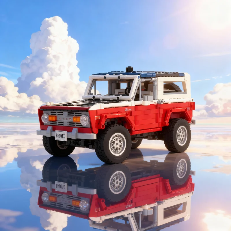 1477pcs MOC BAJA BRONCO Stroppe Cars Model Building Blocks Festival Gift Construction Assemble DIY Toy Idea Creative Education
1477pcs MOC BAJA BRONCO Stroppe Cars Model Building Blocks Festival Gift Construction Assemble DIY Toy Idea Creative Education