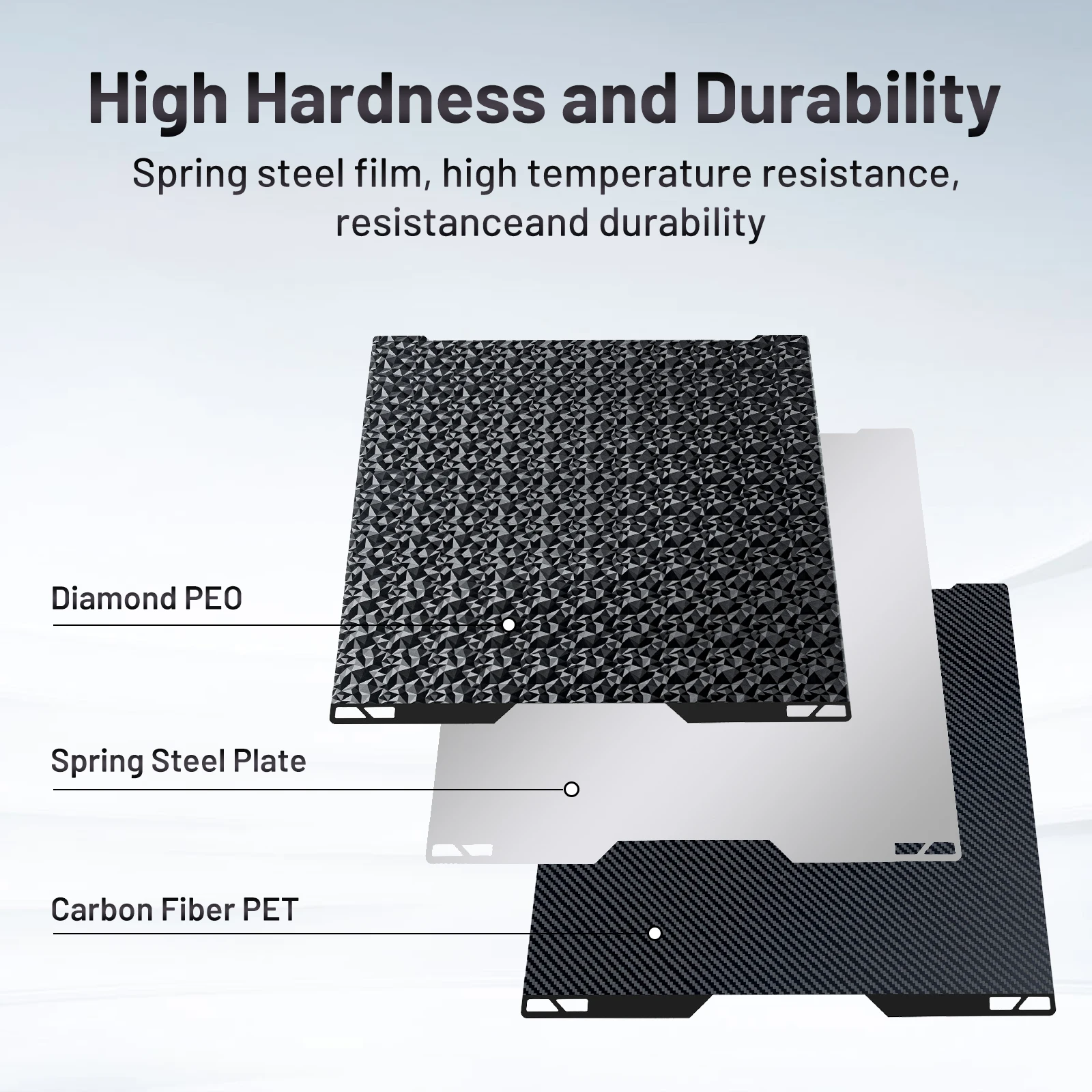 Для Bambu Lab H2D двухсторонняя печатная пластина Smooth peo pet pey 350x320 мм Пружинный стальной лист для 3D-принтера Bambu Lab h2d 
Для Bambu Lab H2D двухсторонняя печатная пластина Smooth peo pet pey 350x320 мм Пружинный стальной лист для 3D-принтера Bambu Lab h2d