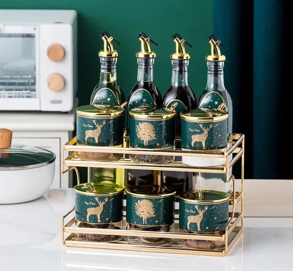 Nordic Creative Glass Oiler Seasoning Jar Set Salt and Pepper Spice Jar Set Light Luxury Home Kitchen Seasoning Jar Combination
Nordic Creative Glass Oiler Seasoning Jar Set Salt and Pepper Spice Jar Set Light Luxury Home Kitchen Seasoning Jar Combination