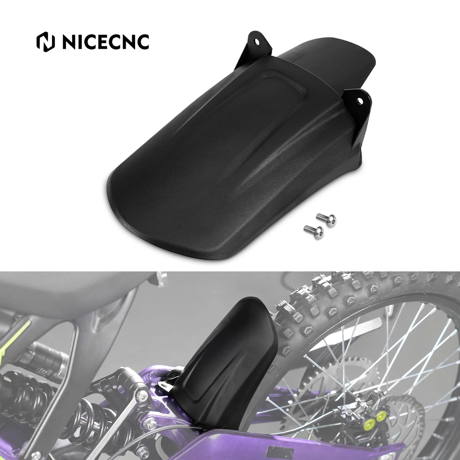 NICECNC For Surron Light Bee X S L1E For Segway X160 X260 Rear Wheel Fender Mud Guard Protector ABS Plastic Electric Dirt Bike
NICECNC For Surron Light Bee X S L1E For Segway X160 X260 Rear Wheel Fender Mud Guard Protector ABS Plastic Electric Dirt Bike