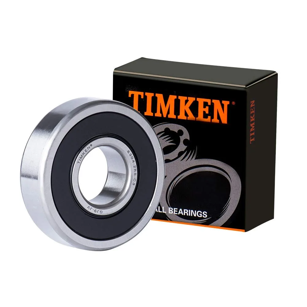 2PCS TIMKEN 6304-2RSC3 20x52x15mm C3 Clearance Double Rubber Sealed Pre-Lubricated Industrial Ball Bearing
2PCS TIMKEN 6304-2RSC3 20x52x15mm C3 Clearance Double Rubber Sealed Pre-Lubricated Industrial Ball Bearing