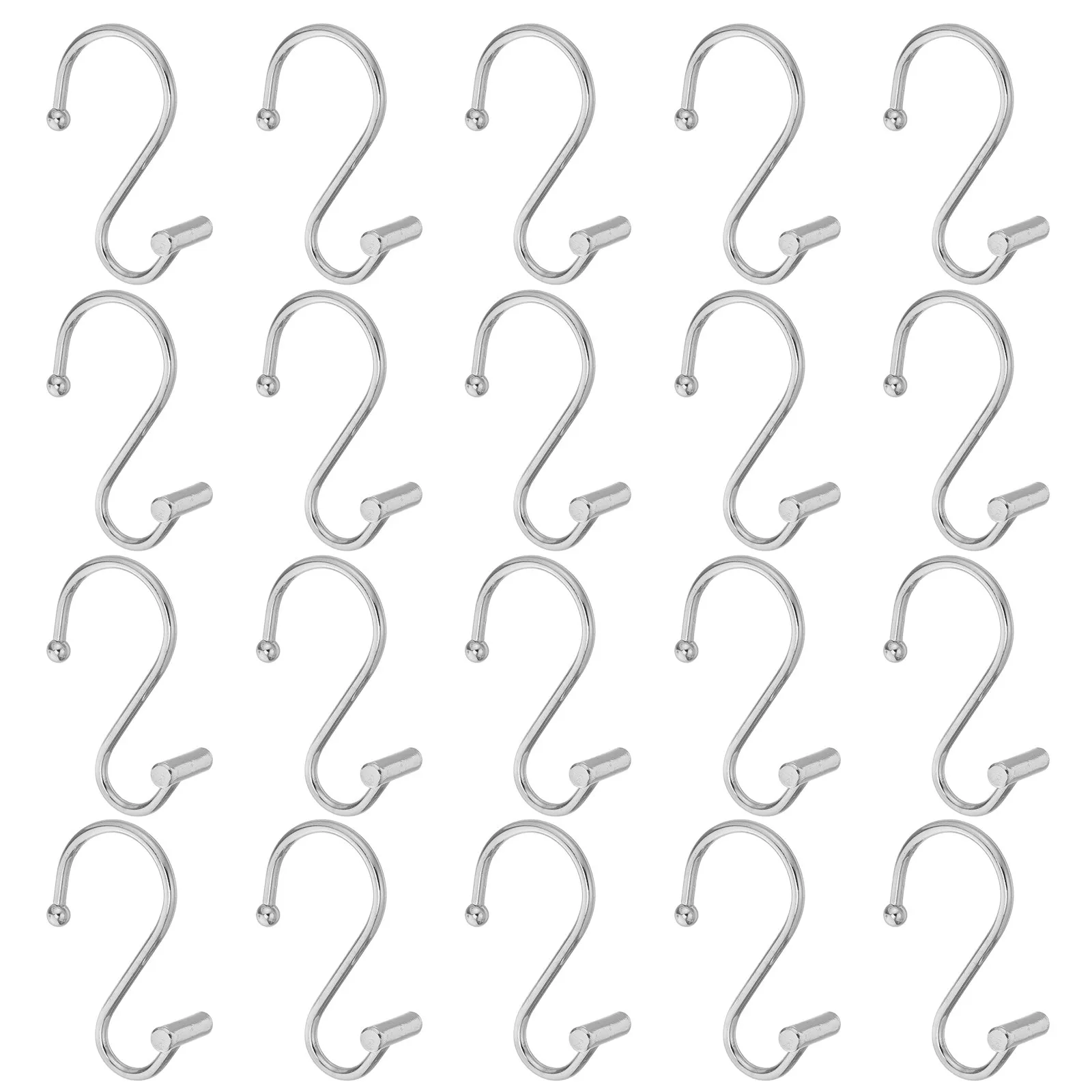 24Pcs Bath Curtain Hooks Metal S Hooks for Bathroom Decor Vintage Iron Shower Curtain Holders Fits 1.14 Inches 29Mm Rod
24Pcs Bath Curtain Hooks Metal S Hooks for Bathroom Decor Vintage Iron Shower Curtain Holders Fits 1.14 Inches 29Mm Rod