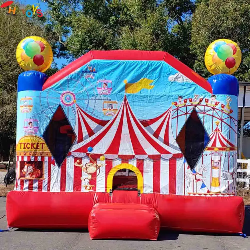 Fast Shipping Carnival Circus Bounce House Popular Inflatable Bouncer Castle for Children
Fast Shipping Carnival Circus Bounce House Popular Inflatable Bouncer Castle for Children