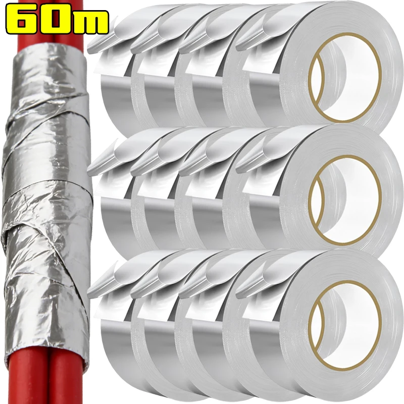 Aluminum Foil Tape Garden Tree Graft Tape Heat Resistant Leakproof Adhesives Patches Water Pipe Plumbing Anti-aging Rust Tape
Aluminum Foil Tape Garden Tree Graft Tape Heat Resistant Leakproof Adhesives Patches Water Pipe Plumbing Anti-aging Rust Tape