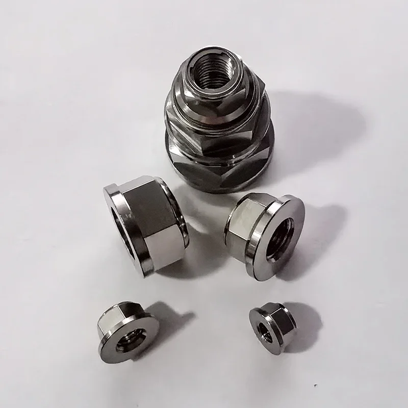 Hexagon Titanium Self Locking Hex Flange Nuts Locknut M5 M6 M8 M10 M12 M14 M16 M18
Hexagon Titanium Self Locking Hex Flange Nuts Locknut M5 M6 M8 M10 M12 M14 M16 M18