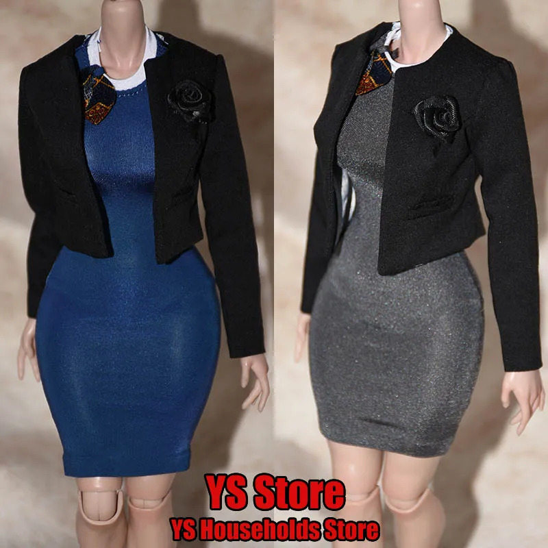 1/6 Female Soldier Stewardess Cosplay Professional Suit Skirt Bow Design Black Short Coat Toys Accessory For 12" Figure Body
1/6 Female Soldier Stewardess Cosplay Professional Suit Skirt Bow Design Black Short Coat Toys Accessory For 12" Figure Body