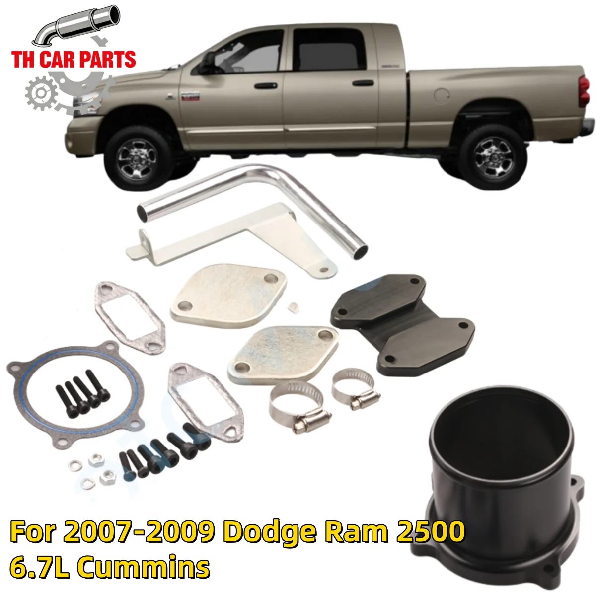 For Dodge Ram 2500 EGR Cooler Valve Kit 2007-2009 6.7L Cummins Engine Emission Control Upgrade Part
For Dodge Ram 2500 EGR Cooler Valve Kit 2007-2009 6.7L Cummins Engine Emission Control Upgrade Part
