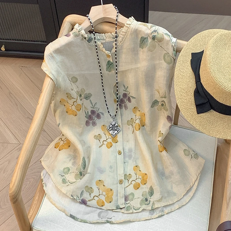 Retro National Sle Floral Print Svel Cotton Linen irt Thin Artistic Quali Women's Open Cardigan Loose Fit Summer ...
Retro National Sle Floral Print Svel Cotton Linen irt Thin Artistic Quali Women's Open Cardigan Loose Fit Summer ...