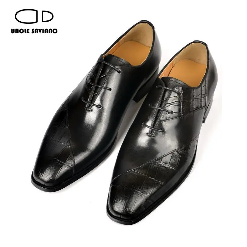 Uncle Saviano Oxford Dress Luxruy Men Shoes Fashion Business Wedding Best Man Shoe Designer Formal Genuine Leather Shoes for Men
Uncle Saviano Oxford Dress Luxruy Men Shoes Fashion Business Wedding Best Man Shoe Designer Formal Genuine Leather Shoes for Men