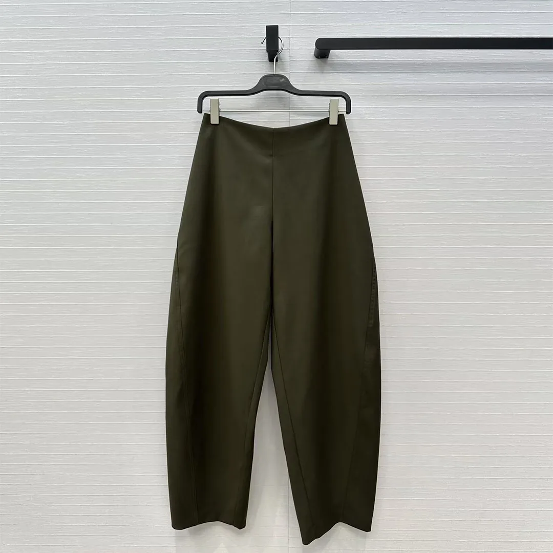 2025 New Fashion Autumn Elegant Fashion Army Green Suit Pants Women High Waist Casual Loose Chic Office Trousers
2025 New Fashion Autumn Elegant Fashion Army Green Suit Pants Women High Waist Casual Loose Chic Office Trousers